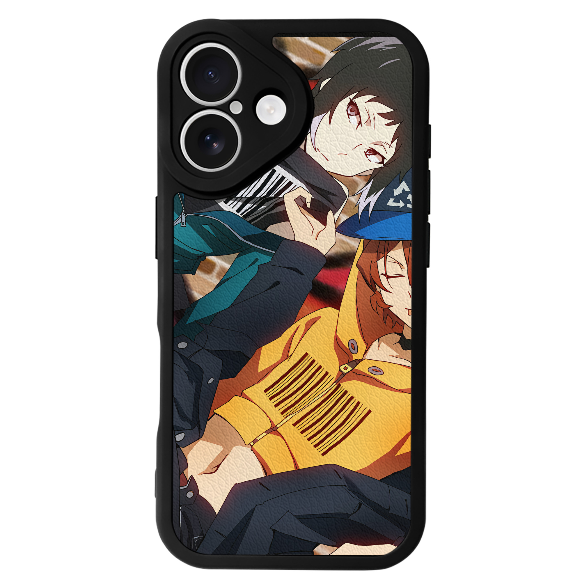 （画像用） 文豪ストレイドッグス Bungo Stray Dogs 【iPhone 16シリーズ対応】シリコンスマホケース（レザー調） 材質：シリコン